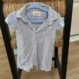 Me & Henry short sleeve polo short onsie